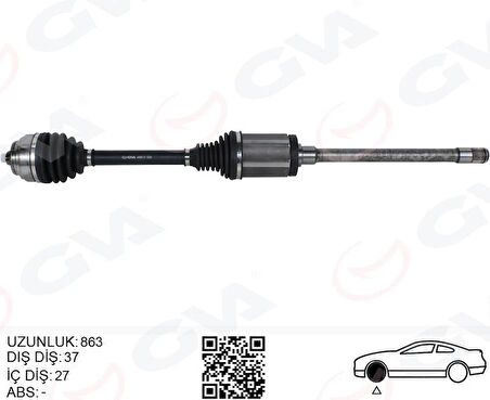 KOMPLE AKS ÖN SAĞ BMW F10 F12 F13 F06 xDrıve 863MM