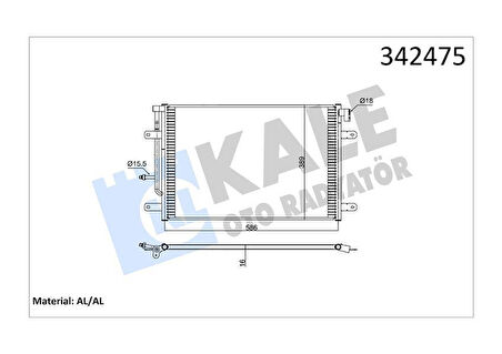 KLİMA KONDENSERİ AUDI AUDI A4 SEAT EXEO-EXEO ST AL-AL