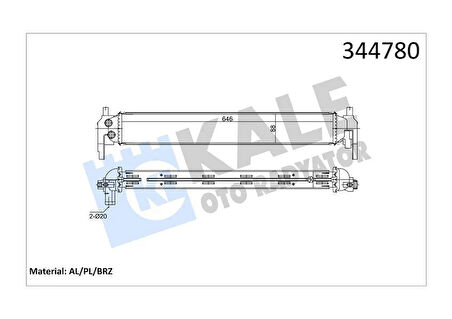 TURBO RADYATÖRÜ INTERCOOLER POLO 1.2 TSİ 11/09 AL/PL/BRZ