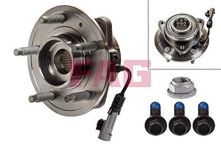 ÖN TEKER PORYASI RULMANLI KİT CHEVROLET CAPTIVA 2.0 D 06-12 ABS Lİ 5 BİJON