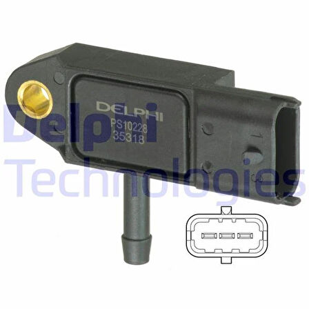 TURBO BASINÇ SENSÖRÜ KNG 1.5 DCI CLIO 1.5 DCİ LOGAN 1.5 DCİ MODUS 1.5 TRAFİC 1.9 DCİ SCENIC 1.9 DCİ