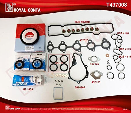 MOTOR TAKIM CONTA REINZ KEÇELİ S.LASTİKLİ SKCSİZ FIESTA 02 08 FUSION 02 08 1.4 TDCI 206-307 C3C2-C3I-C3II-C3III-XSARAII-NEMO-206-207-307-BIPPER DV4 1.4HDI MAZDA 2 1.4 CD 03 07