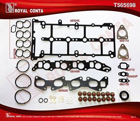 ÜST TAKIM CONTASI CORTECO KEÇELİ REINZ SUBAP LASTİK SKC SİZ DOBLO-LINEA-BRAVO II 1.6 DMTJ
