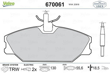 ÖN FREN BALATASI RENAULT LAGUNA 97 01 SAFRANE II 96 02 MEGANE I 97 01 SCENIC MEGANE Sc nic 97 02 1.4 1.6 1.8 1.9D 2.0 2.2D