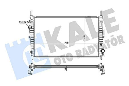 MOTOR SU RADYATORU FORD TRANSIT 3.2 TDCI 200PS 06 KLIMALI KLIMASIZ
