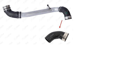 TURBOSARJ HORTUMU SOL BMW M57N X5 E53 KUCUK