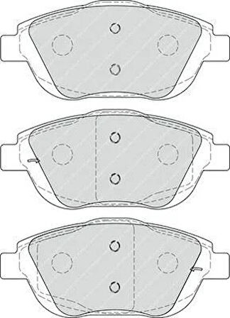 ÖN FREN BALATASI CORSA F 19 CROSSLAND 17 MOKKA 20 C3 II-III-AIRCROSS 09 C4 14 208 19 2008 19 DS3 15 15 İNÇ 283mm