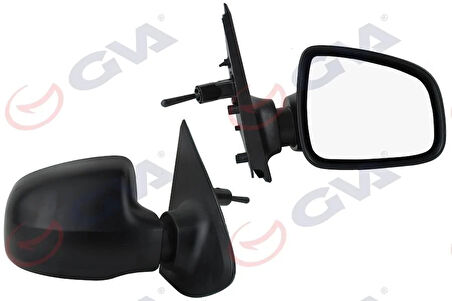 DIŞ DİKİZ AYNASI SAĞ SANDERO STEPWAY 12 MEKANİK SİYAH KAPAK KONVEKS VM-6804R