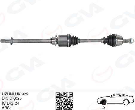 KOMPLE AKS SOL LINEA 1.3 MTJ 07- 90HP MİLSİZ