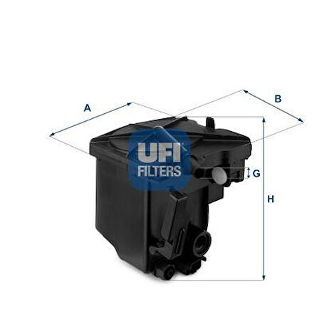 YAKIT FİLTRESİ PARTNER-206-207-307-308-407-BERLINGO-C2-C3-C4-C5-FIESTA-FOCUS-C-MAX-TEPEE 1.6HDI