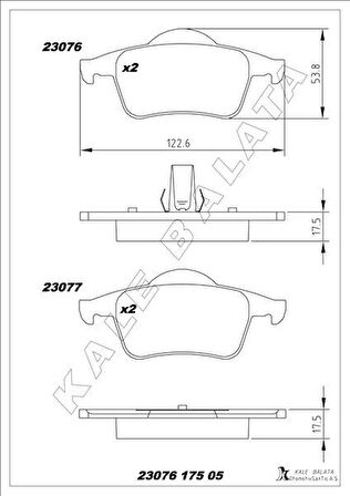 ARKA BALATA VOLVO S60 2000-2010 S80 1998-2006 V70 97-07 XC70 97-07 S70 97-00