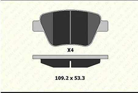 ARKA BALATA CADDY-GOLF6-JETTA-A3-OCTAVIA-SUPERB 10 GDB1841