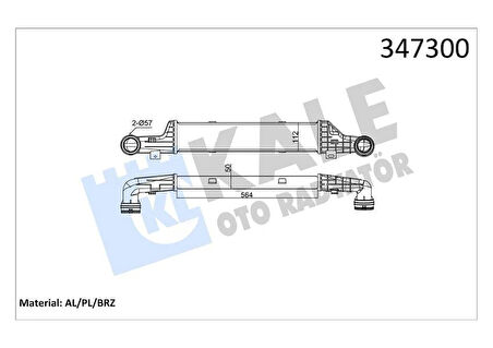 TURBOSARJ RADYATORU MERCEDES E-CLASS W210 S210