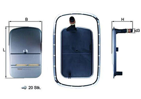 OTOMATIK SANZIMAN YAGI FILTRE SETI BMW E36 E46 E83