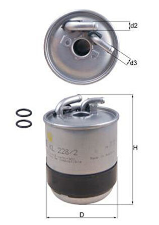 YAKIT FILTRESI MERCEDES OM642 W204 C219 W164 W463 W639 B906