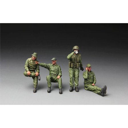 Meng HS-002 1/35 Ölçek, IDF Tank Mürettebatı, 4 Adet, Plastik Figür Model Kiti