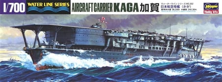 Hasegawa 202 49202 1/700 Ölçek, Kaga, (Waterline Serisi) Uçak Gemisi, Plastik Model Kiti