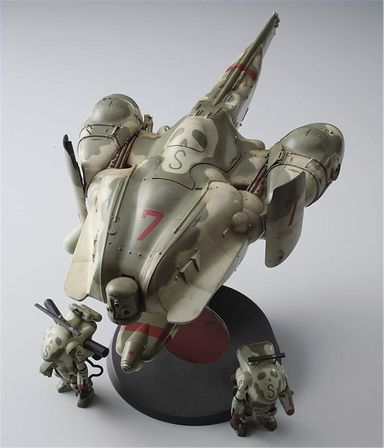 Hasegawa MK03 64003 1/35 Ölçek, Lunadiver Stingray, Maschinen Krieger Serisi, Bilim Kurgu Plastik Model Kiti