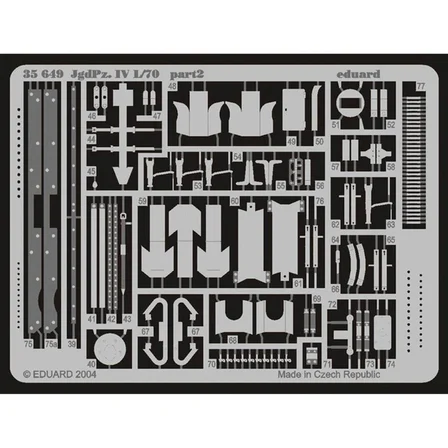 Eduard 35649 1/35 Ölçek, Jgdpz.IV L/70 For Italerı 266 Ma