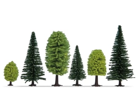 Noch 26811 Karışık Orman Ağaçları 25 Adet, 5-14 cm. Diorama Malzemesi