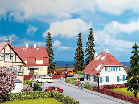 Noch 21512 Çalı Çitler, Yeşil, 2 Adet, 1.5x0.8 cm. Diorama Malzemesi