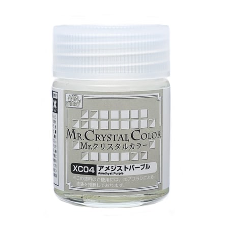 Mr.Hobby XC-04 18 ml. Amethyst Purple, Mr.Crystal Color Serisi Model Boyası