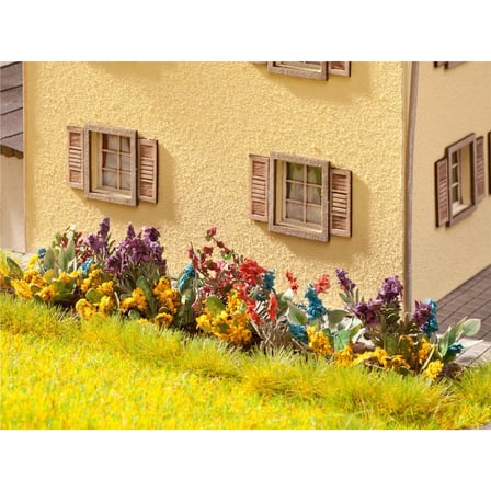 Noch 14050 Karışık Bahçe Çiçekleri, 17 Adet, Diorama Malzemesi