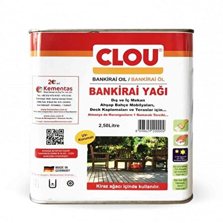 CLOU 30755.00000 Bangkirai Yağı 2,5Lt