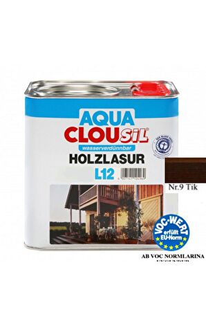 Su Bazlı Ahşap Koruyucular2,5ltCLOU Nr:09 Teak Su Bazlı Ahşap Koruyucu 2,5Lt