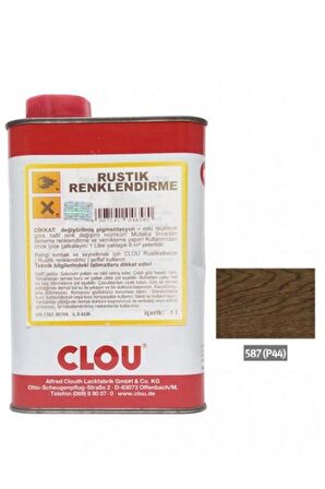 Solvent Bazlı Renklendiriciler 1Lt587 Ceviz Rustic Efekt Renklendirici 1Litre