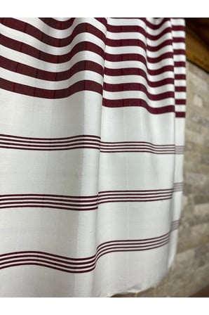 El Dokuması Bambu Bordo Plaj Peştemali 90x190