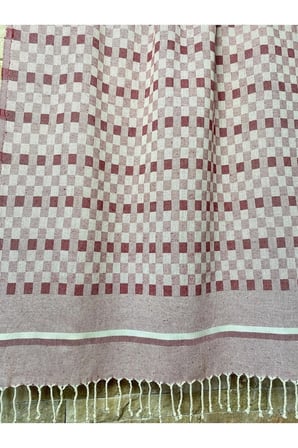 Organik Pamuk Kırmızı Hamam Sauna Plaj Peştemali 90x190