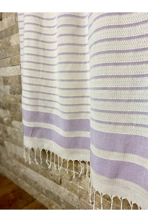 Aqua Bambu Lila 90x190 Hamam Sauna Plaj Peştemali