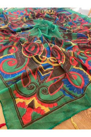 Etnik 110 x 110 cm Pareo Eşarp Şal Paisley 1757089