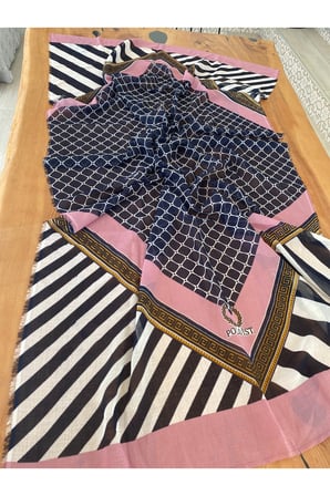 Lacivert Polo Seri Spor Şal Pareo 100 x 190 cm 1757092