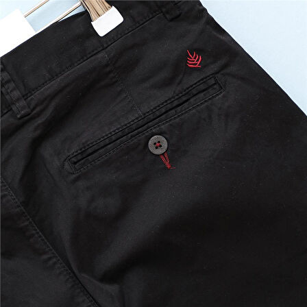 Slim Chino Pamuk Erkek Pantolon - PT-240 - Siyah