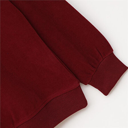 Erkek Uzun Kol Polo Yaka Sweat - PPS-2502 - Bordo