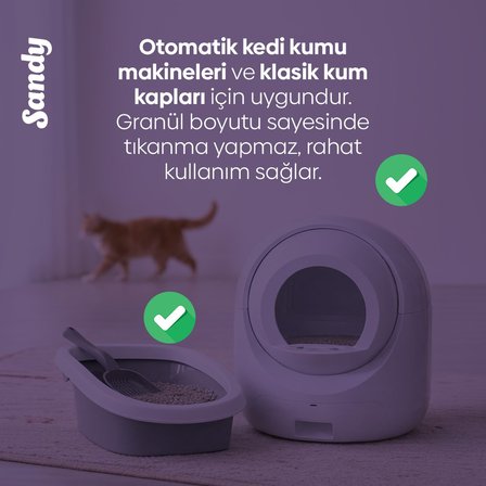 Aktif Karbonlu Topaklanan Kedi Kumu 20kg