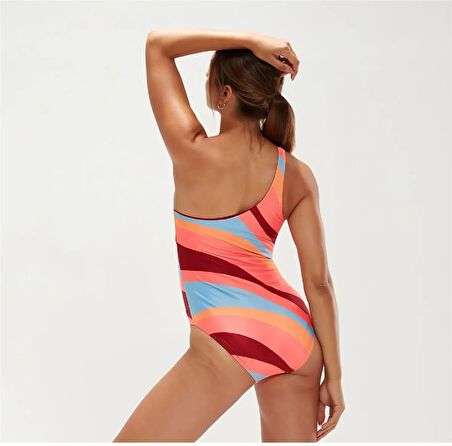 Speedo Asimetrik Kesim Kadın Mayo