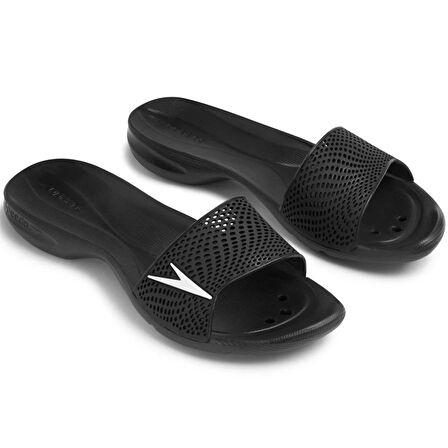 Speedo Atami Max Kadın Terlik - Siyah/Beyaz