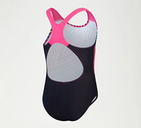 Speedo Digital Placement Splashback Çocuk Mayo