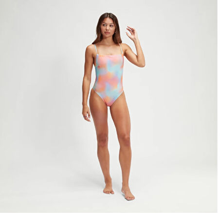 Speedo Printed Adjustable Thinstrap Kadın Mayo