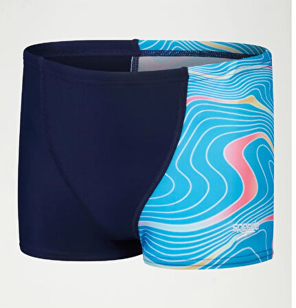 Speedo Digital Allover V-cut Aquashort Erkek Çocuk Mayo