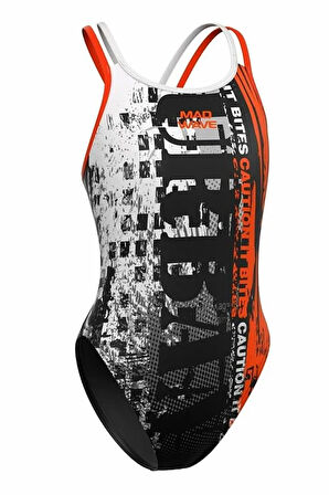 Mad Wave Crossback Kız Çocuk Yüzücü Mayosu