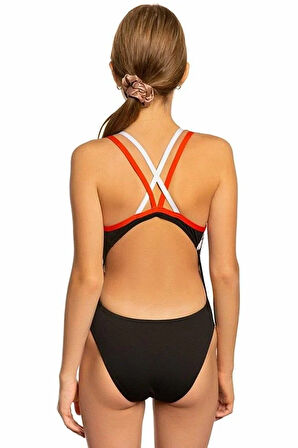 Mad Wave Crossback Kız Çocuk Yüzücü Mayosu