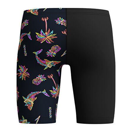 Speedo Printed V-Cut Jammer Erkek Çocuk Yüzücü Mayosu
