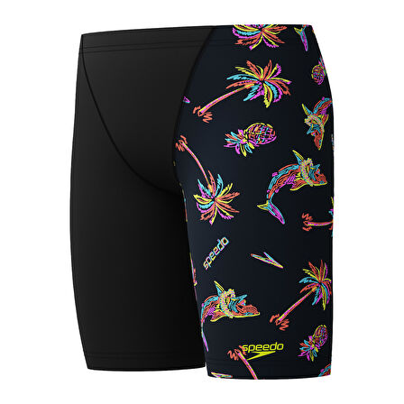 Speedo Printed V-Cut Jammer Erkek Çocuk Yüzücü Mayosu
