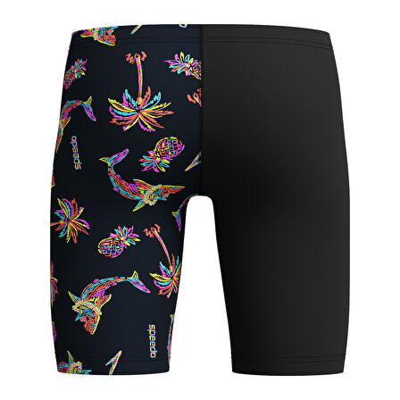 Speedo Printed V-Cut Jammer Erkek Çocuk Yüzücü Mayosu