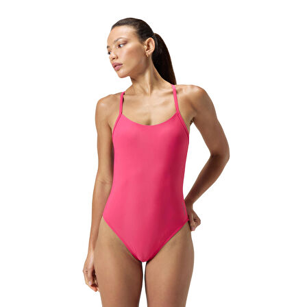 Speedo Solid Racerback Kadın Yüzücü Mayosu