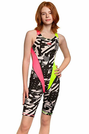 Mad Wave Kız Çocuk Mayosu antichlor Kneeskin